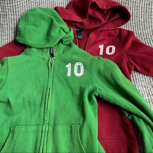 **DONATED** 2 VINTAGE Abercrombie hoodies